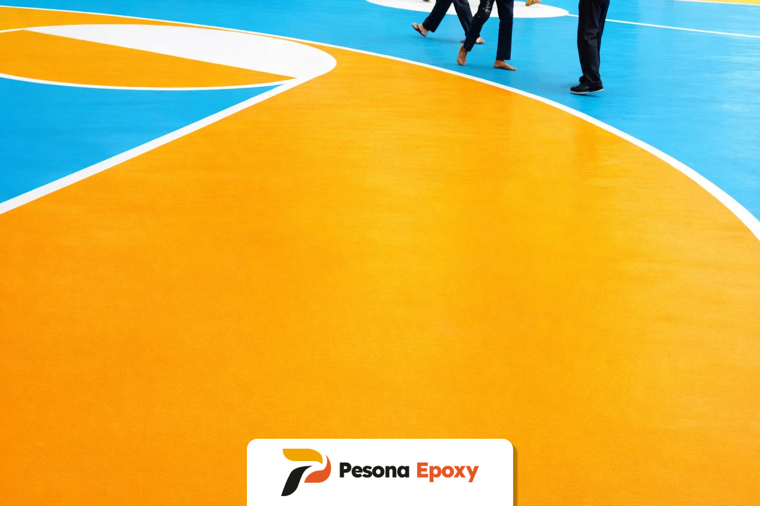 epoxy lantai Lapangan olahraga